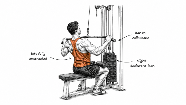 muscler grand dorsal poulie haute