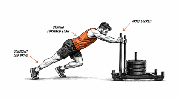 hyrox sled push